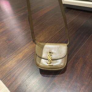 Yves Saint Laurent Khaki Crossbody Bag